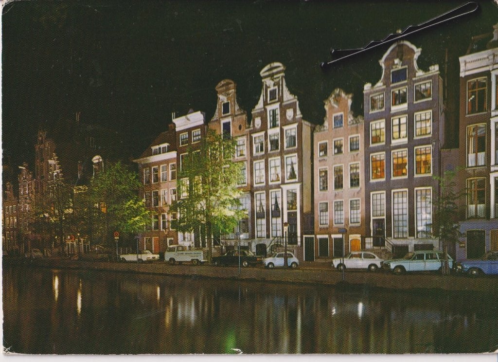 Amsterdam, Keizersgracht met auto's Fiat 500 , Opel Rekord A, Verzamelen, Ansichtkaarten | Nederland, Gelopen, Noord-Holland, 1960 tot 1980