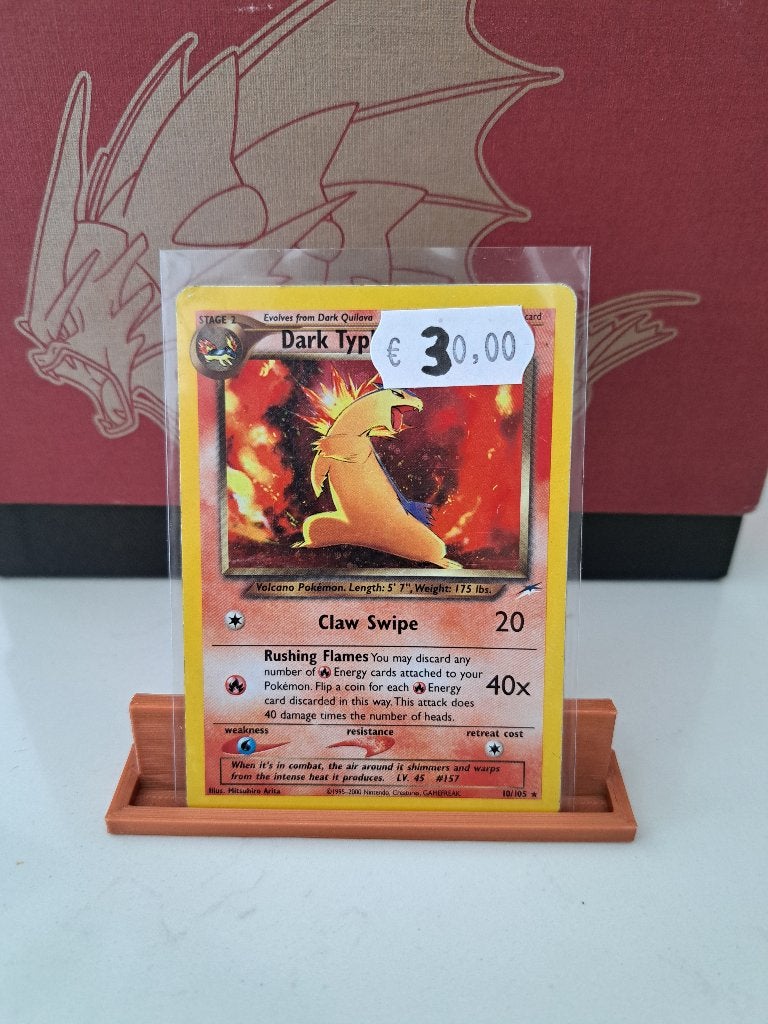 Dark Typhlosion neo destiny 10/105	 € 30,00, Ophalen of Verzenden, Zo goed als nieuw, Losse kaart