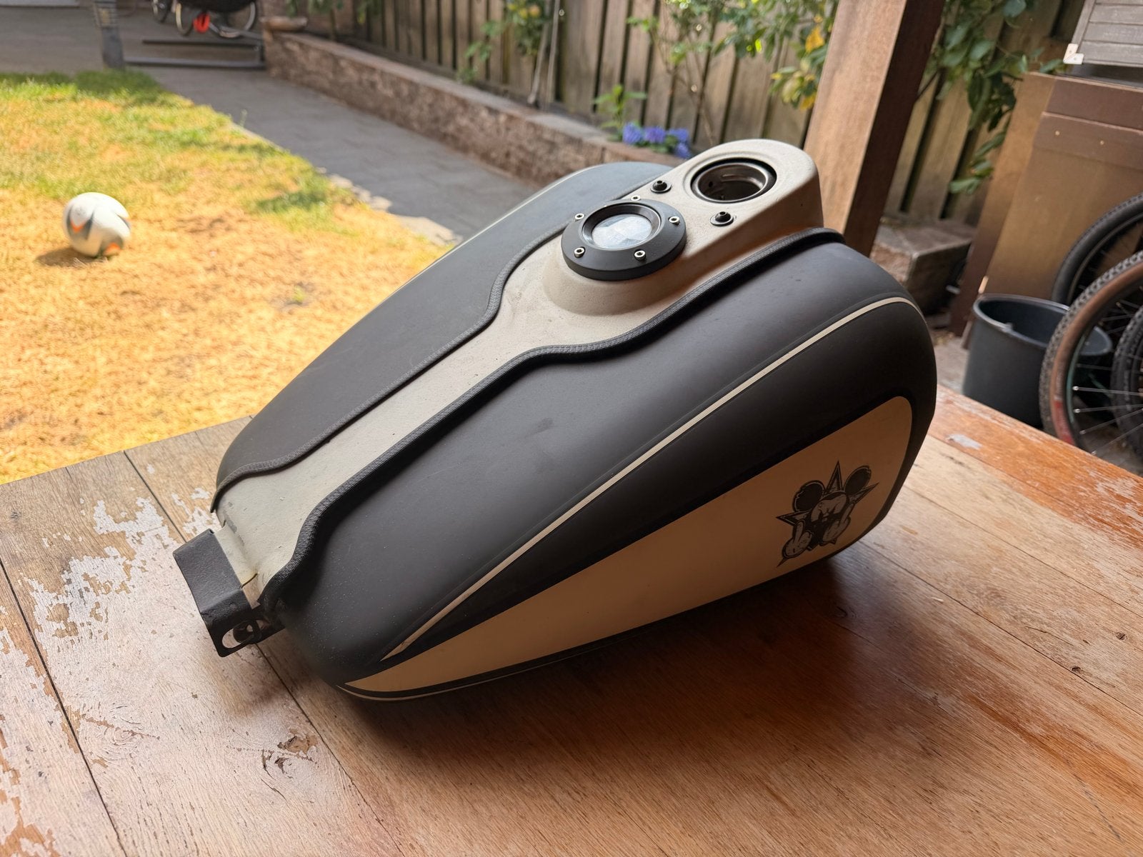 Harley Davidson FXDX Tank - Custom Gespoten, Ophalen of Verzenden, Gebruikt