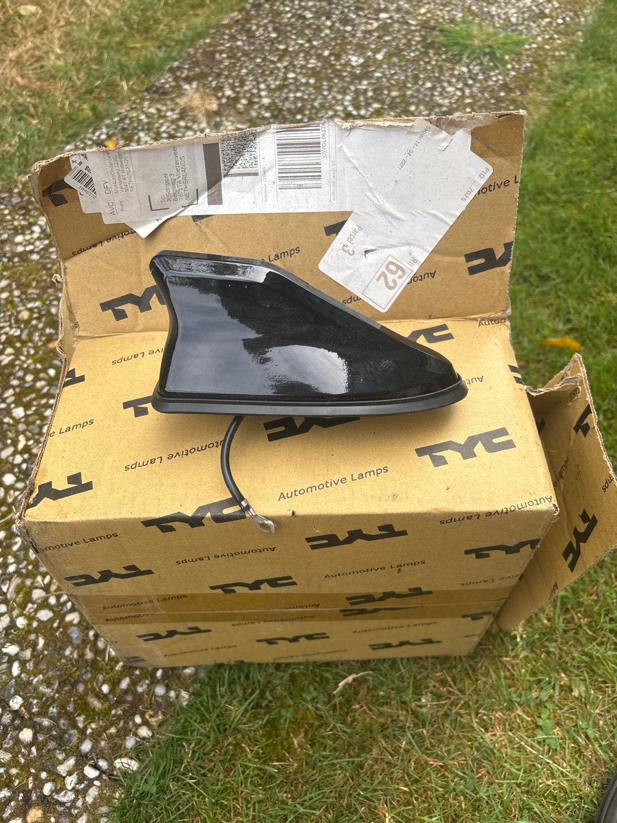 Auto antenne haaienvin - Zwart, Ophalen, Nieuw, Antenne