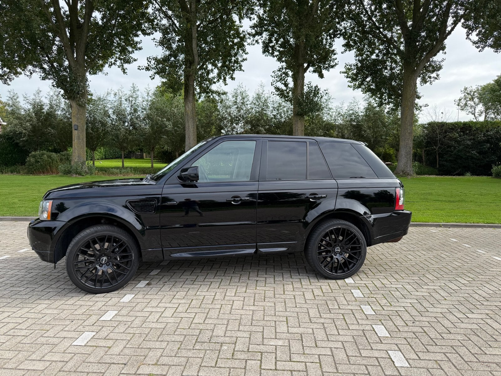 Land Rover 2006 Zwart, Auto's, 4197 cc, 390 pk, Zwart, Stationwagon