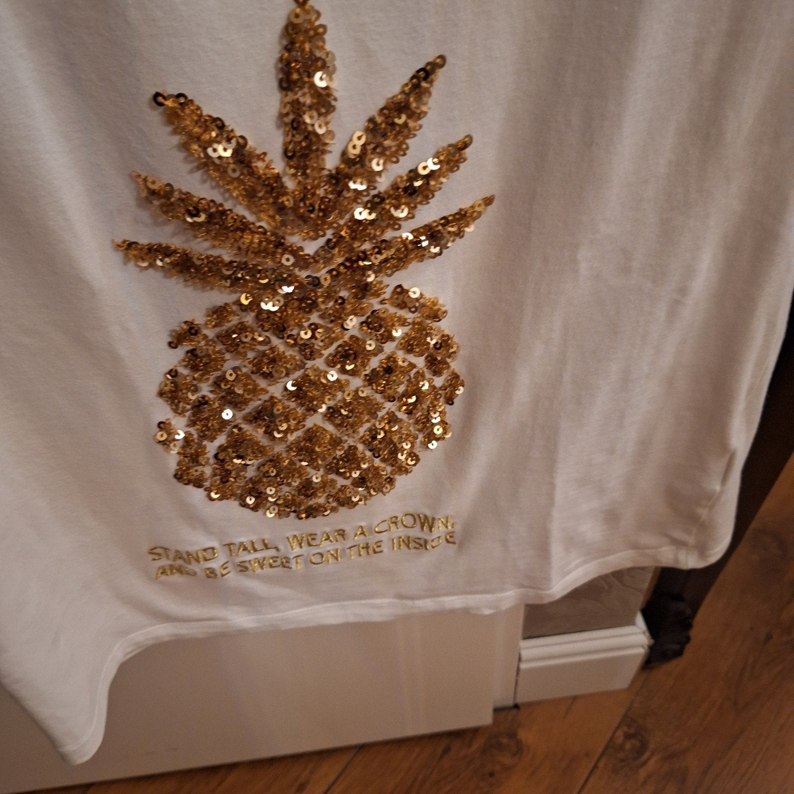 K-Design Truitje met Ananas Pailletten - Maat M, K-Design, Ophalen of Verzenden