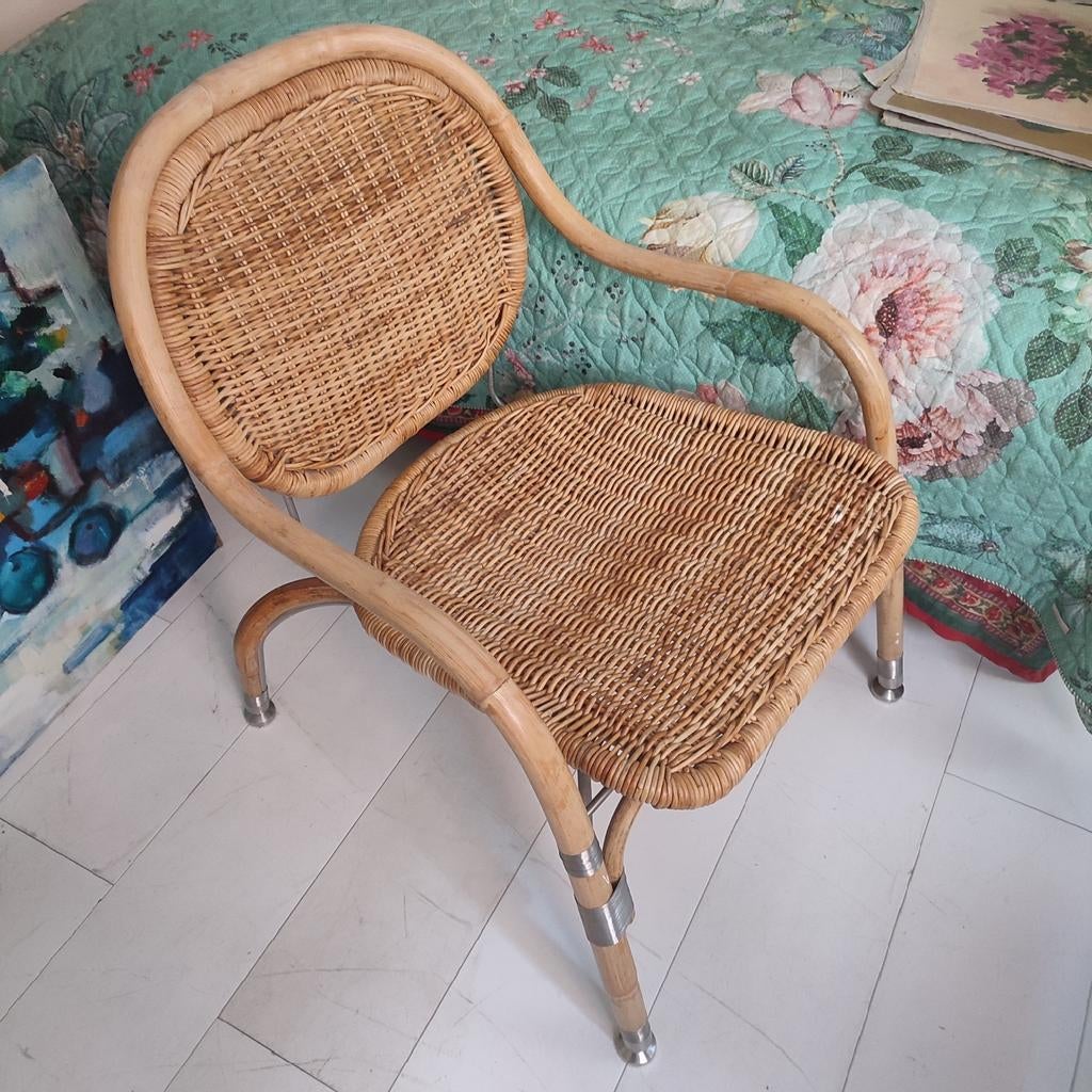 Design rotan stoel Mats Theselius, Ophalen, Zo goed als nieuw