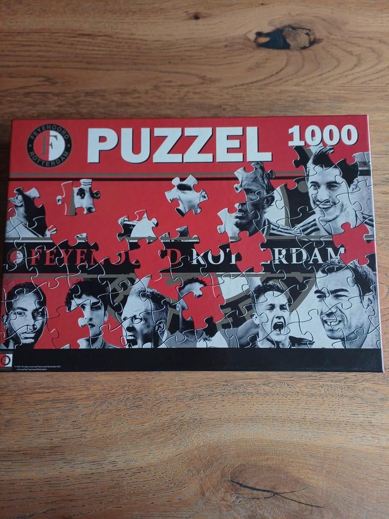 Feyenoord Puzzel 1000 stukjes - Zo goed als nieuw, Ophalen of Verzenden
