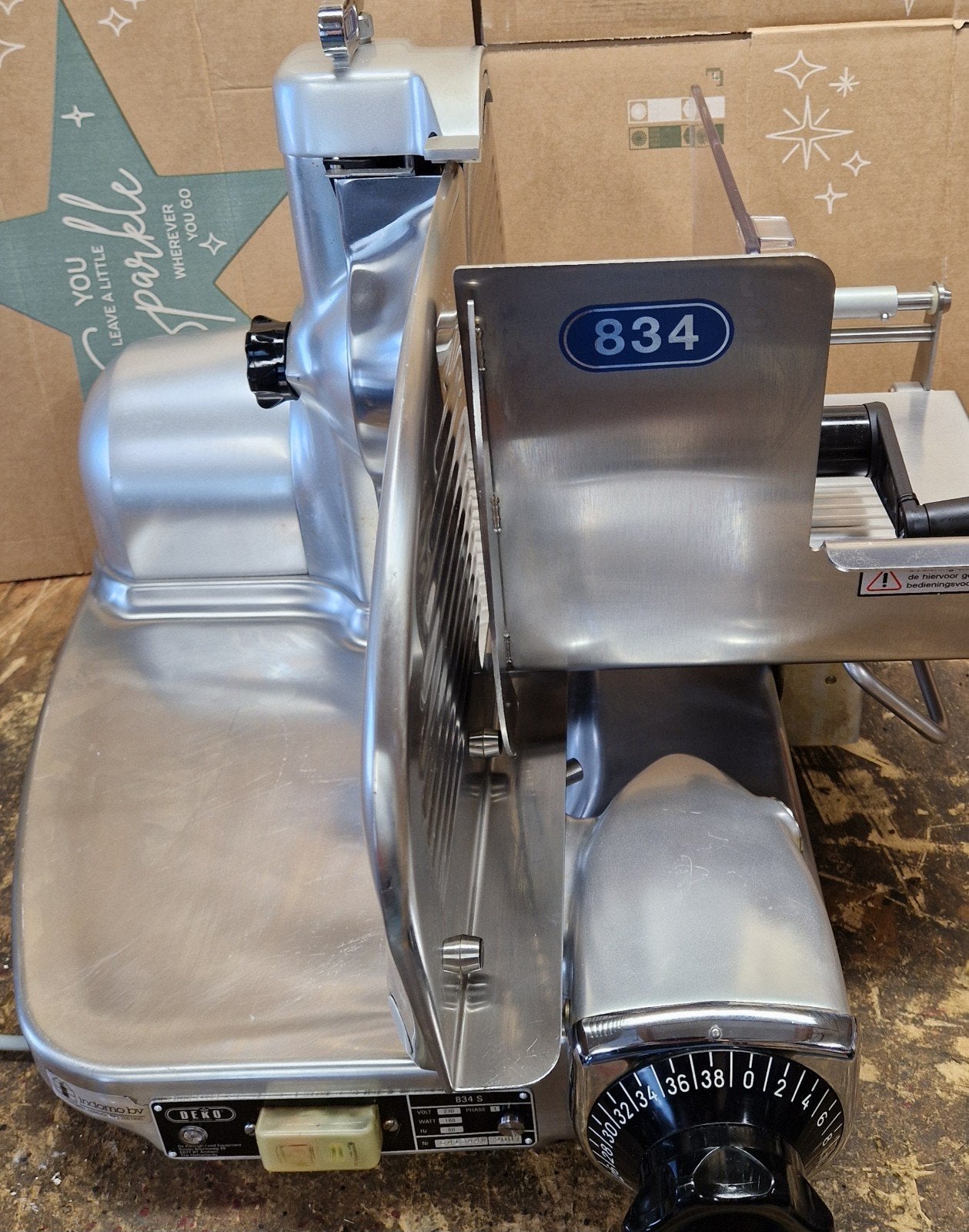 Berkel 834 Snijmachine Deko Snijmachine, Ophalen of Verzenden