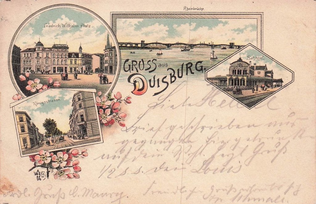 702-366-017 Duisburg, Verzenden, Voor 1920, Duitsland