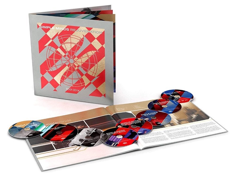 7Cd+Dvd Box Simple Minds Rejuvenation 2001-2014 ZGAN, Ophalen of Verzenden, Zo goed als nieuw, Pop, Boxset