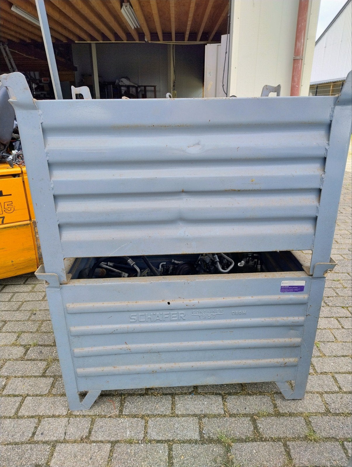 6 maal Schäfer zware metalen bakken 100*80 2 met kantelstuk, Ophalen, Gebruikt, 100 cm of meer, 60 cm of meer