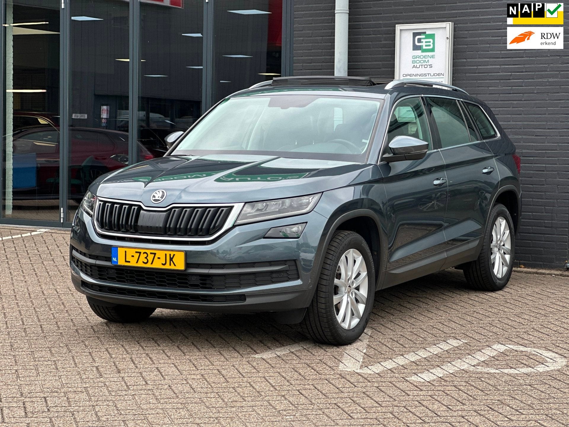 Skoda Kodiaq 1.5 TSI Business Edition 7p/1 STE EIG/PANO-DAK/, Auto's, Voorwielaandrijving, 4 cilinders, 150 pk, Origineel Nederlands