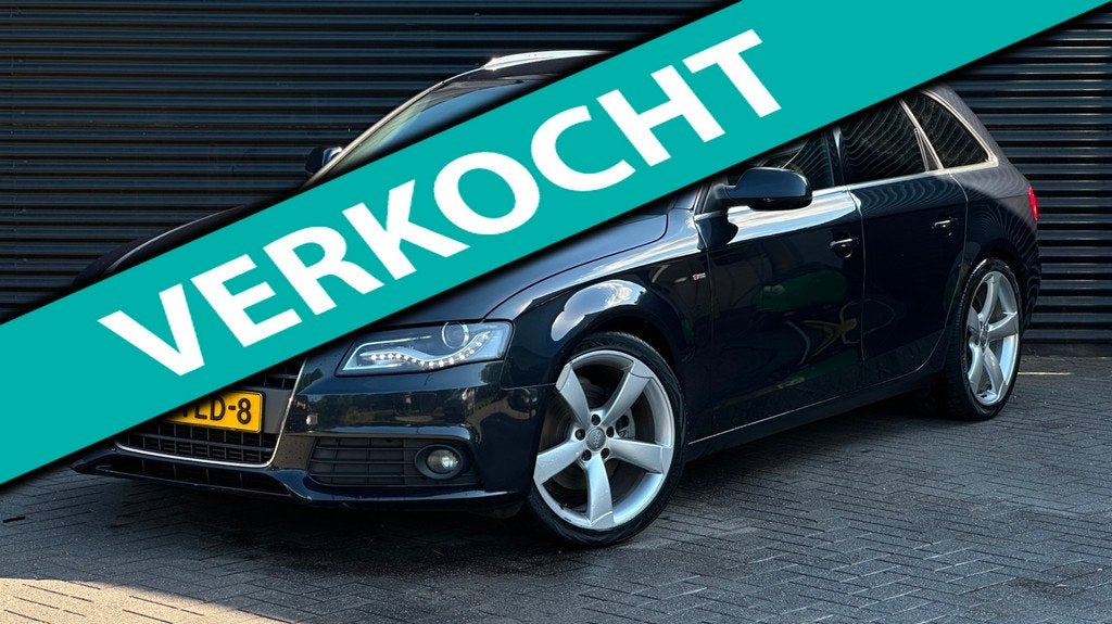 Audi A4 2.0 TFSI Pro Line S | 2x S-Line | B&O | DAB | Goed o, Auto's, Audi, Euro 5, Gebruikt, Zwart, 4 cilinders