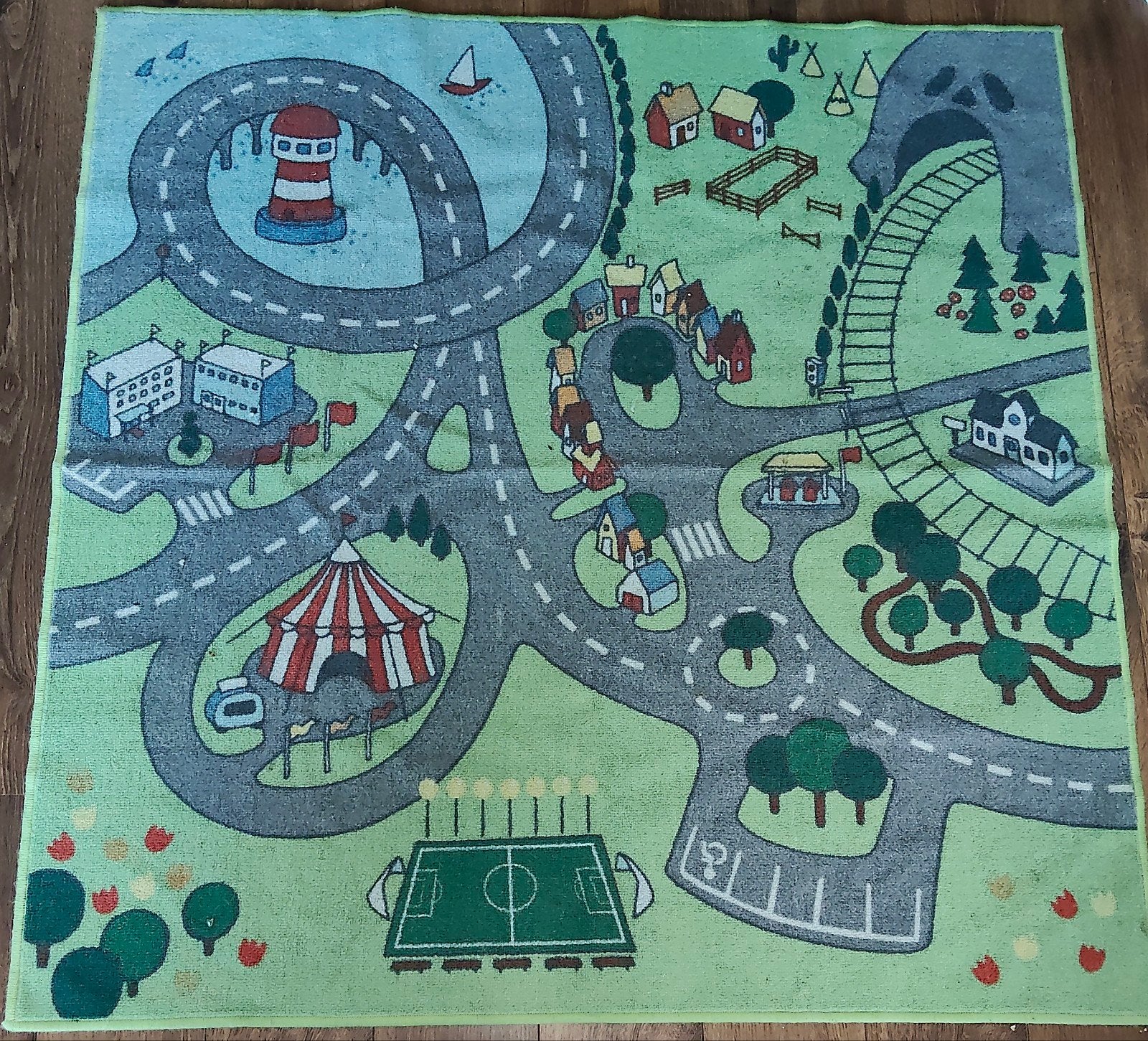 Ikea speelkleed 130x133, Ophalen, Gebruikt