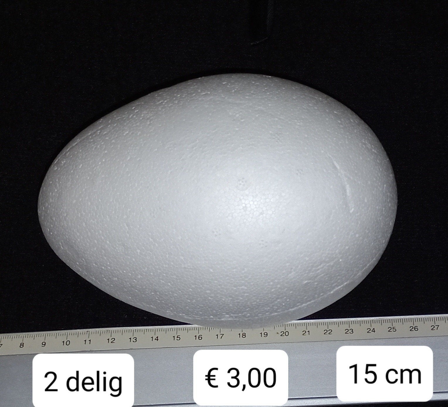 Styropor ei 2 delig 15 cm, Ophalen, Nieuw, Pasen, Overige materialen