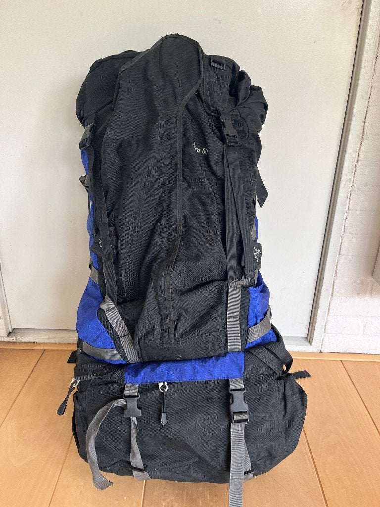 Rugzak 80 liter, Sport en Fitness, Bergsport en Wandelen, Ophalen of Verzenden, Gebruikt, Rugzak