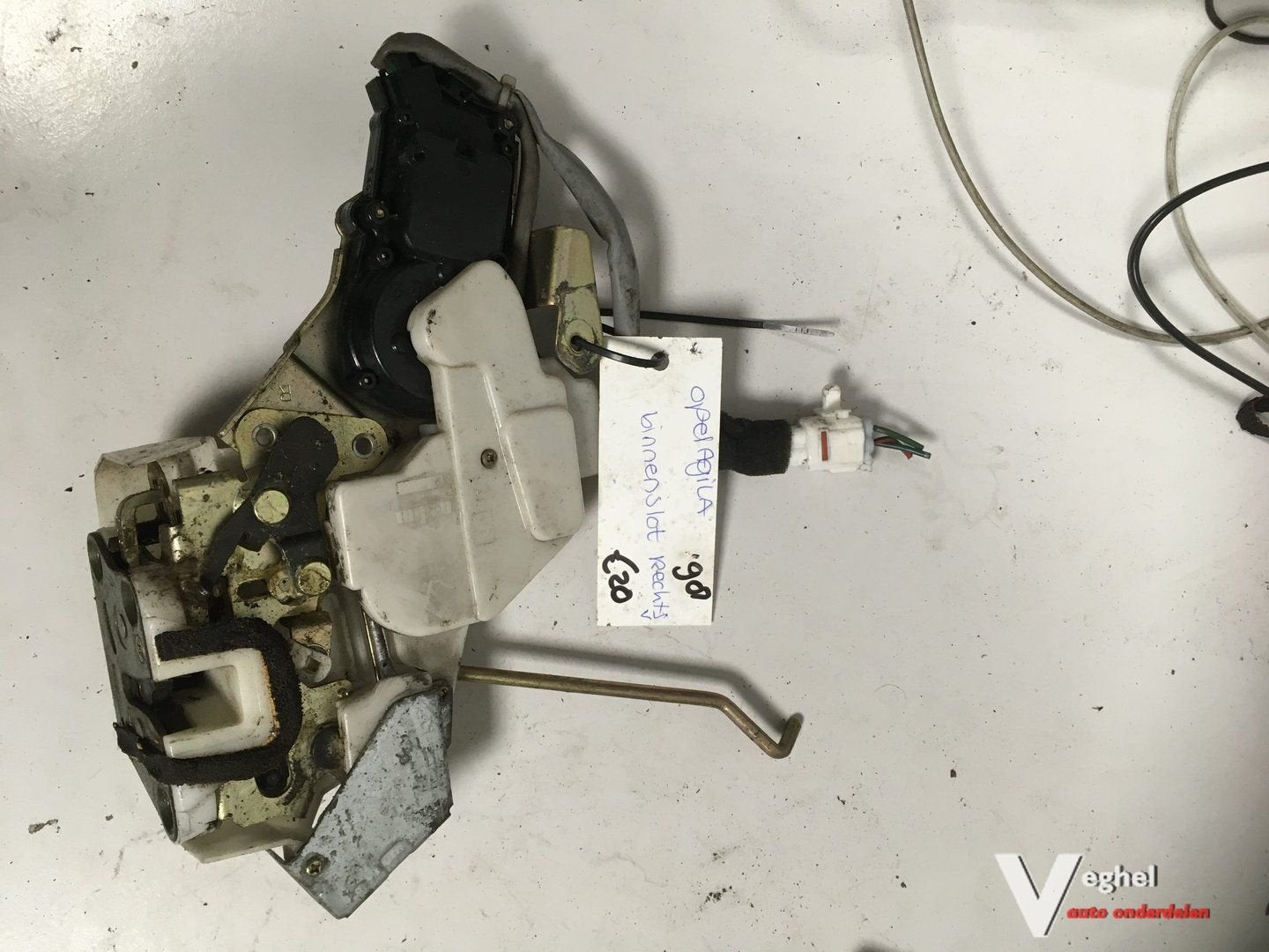 Opel Agila 1998 binnenslot rechtsvoor, Gebruikt, -, -, Ophalen of Verzenden