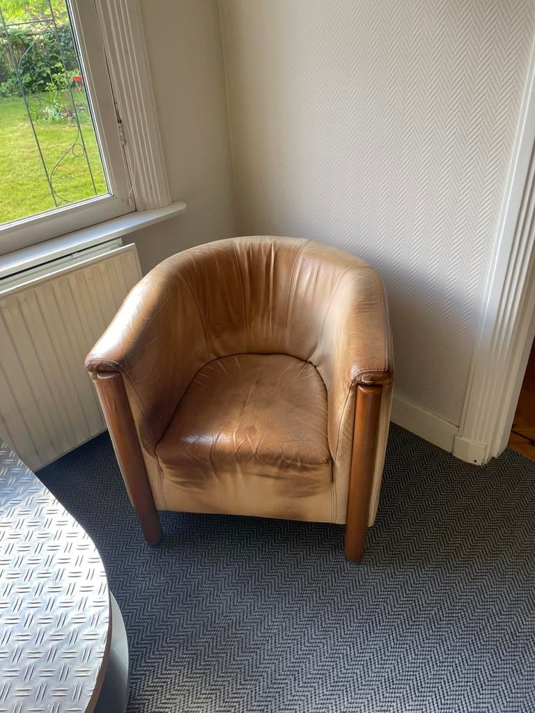 Gelderland fauteuils 2 opknapper Vintage, Ophalen of Verzenden, Gebruikt, 75 tot 100 cm, 50 tot 75 cm