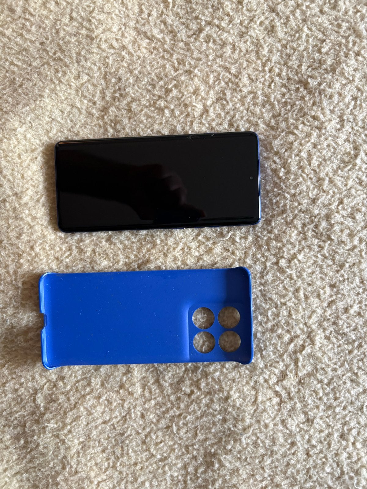 Motorola Edge 60 Pro - Blauw (met barst in scherm), Telecommunicatie, Ophalen, Gebruikt, Overige modellen, Blauw
