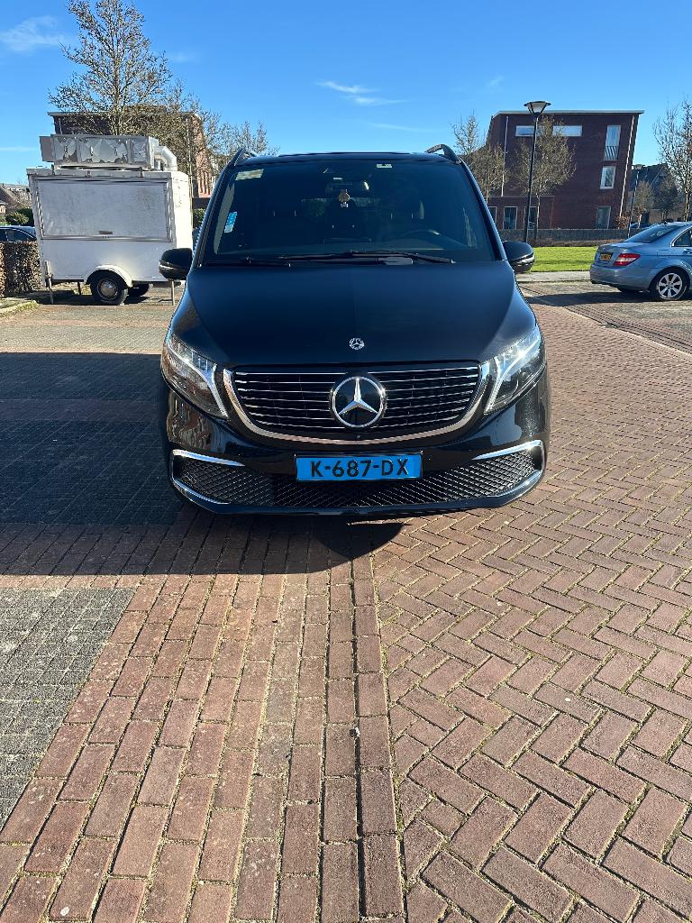 Mercedes-Benz EQV 300 L2 Avantgarde, Vol opties, Auto's, Automaat, Zwart, Leder, Elektrisch