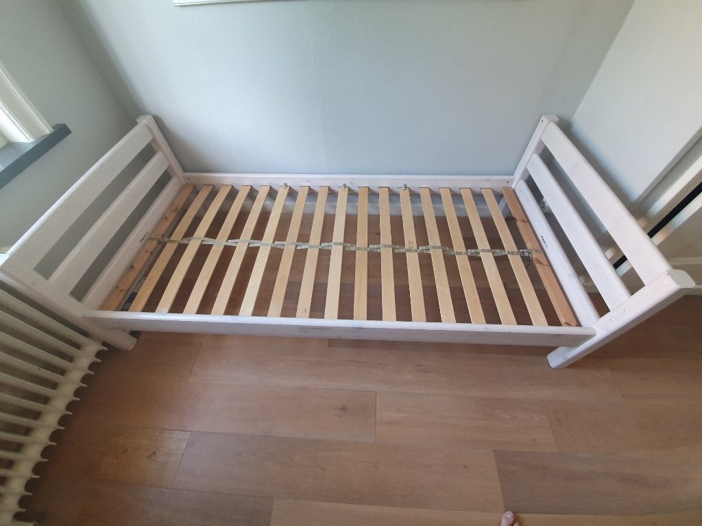 Eenpersoonsbed, Ophalen, Gebruikt, 90 cm, Eenpersoons