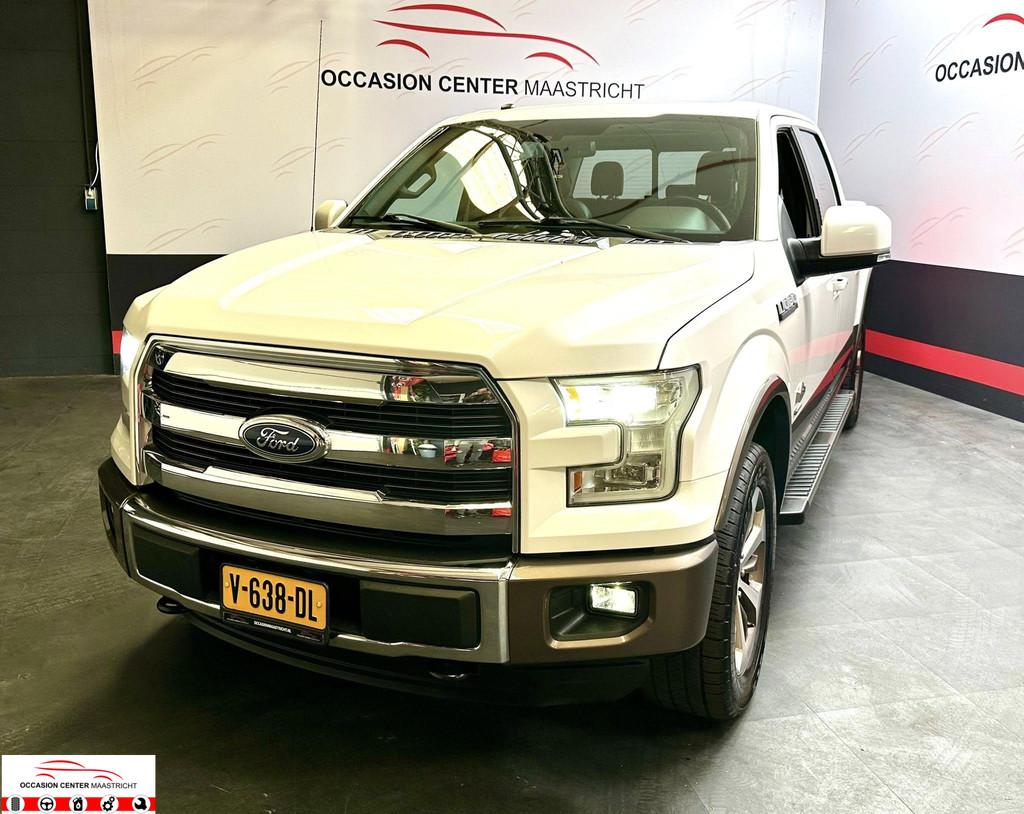 Ford F150 KING RANCH 3.5 V6 Ecoboost BPM VRIJ!, Automaat, Stof, Gebruikt, Huisgarantie