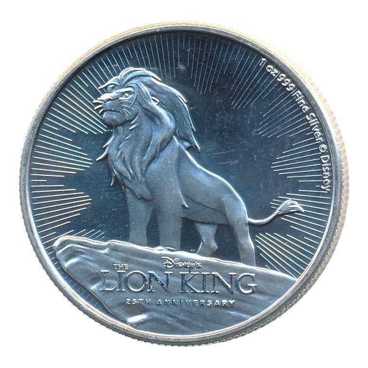 Niue 1 ounce Lion King 2019 zilver, Ophalen of Verzenden, Zilver
