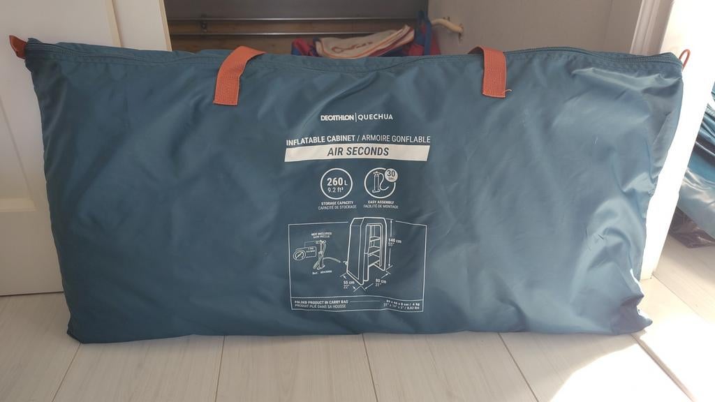 Quechua Air Seconds Opblaasbare Campingkast - 260L, Ophalen