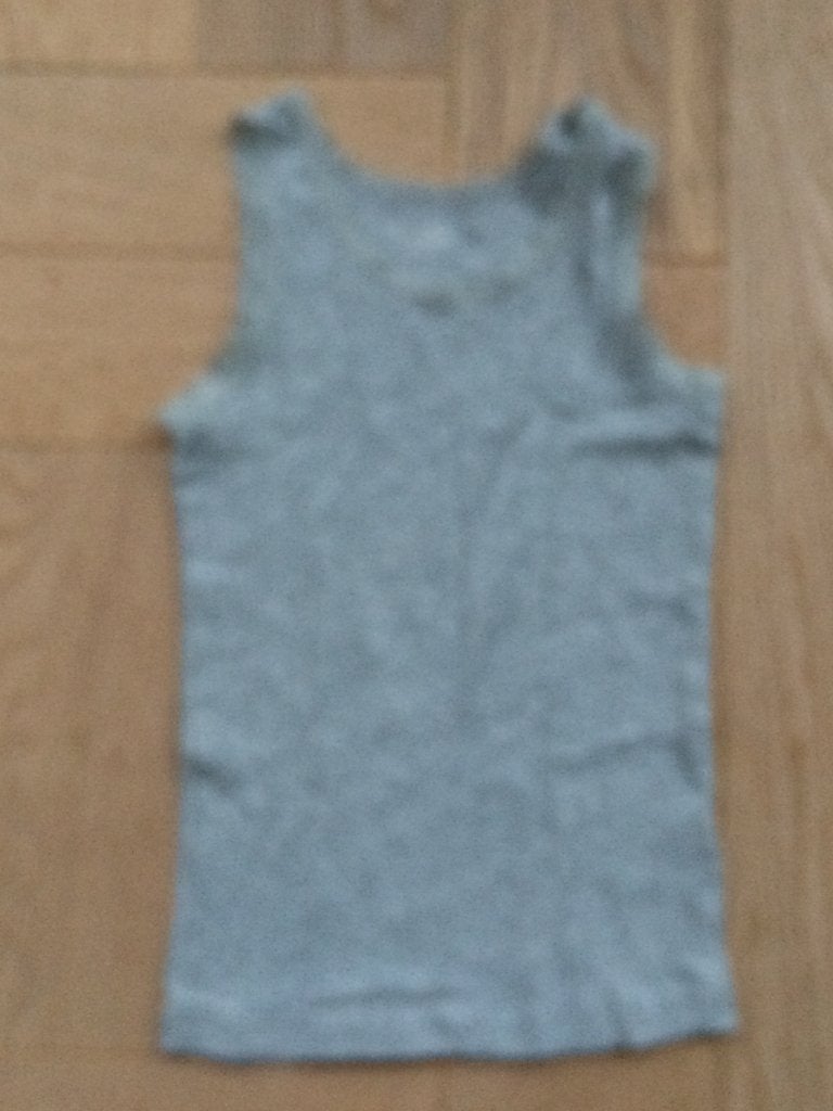 ZGAN grijs gemeleerde top / hemdje mt 110/116, Kinderen en Baby's, Kinderkleding | Maat 110, Meisje, Zo goed als nieuw, Shirt of Longsleeve