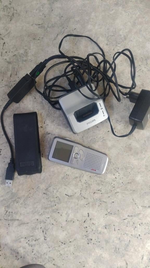 Philips Digital Pocket Memo Voice Command met accessoires, Ophalen of Verzenden, Gebruikt, Audio