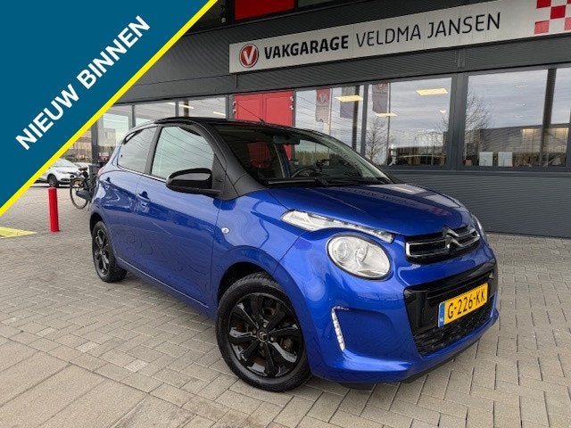 Citroën C1 1.0 VTi SHINE 5-DRS. LUXE UITVOERING! (bj 2019), Auto's, Stof, Gebruikt, Euro 6, C1