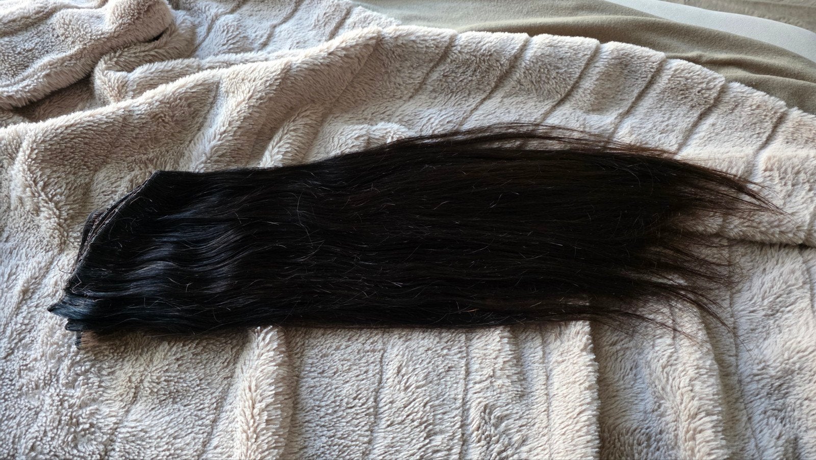 Hairextensions weave weft 22inch, Ophalen, Zo goed als nieuw, Pruik of Haarverlenging