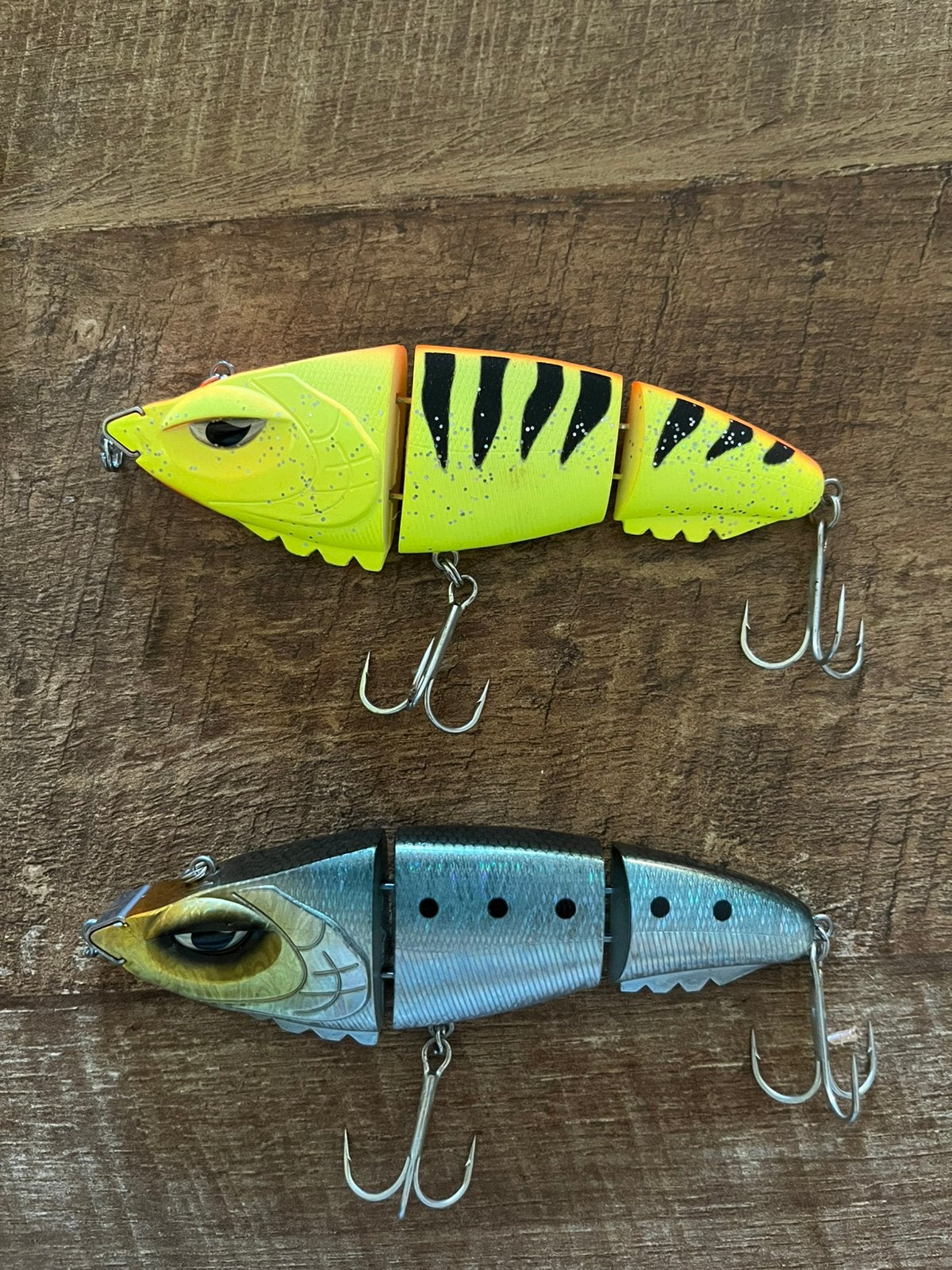 2x Spro screaming triple devil swimbait, Ophalen of Verzenden