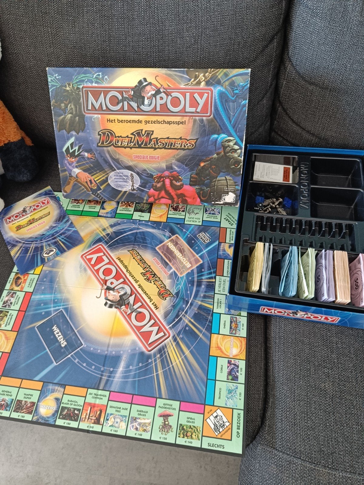 Monopoly Duel Masters Speciale Editie Bordspel, Vijf spelers of meer, Ophalen of Verzenden, Zo goed als nieuw, Hasbro