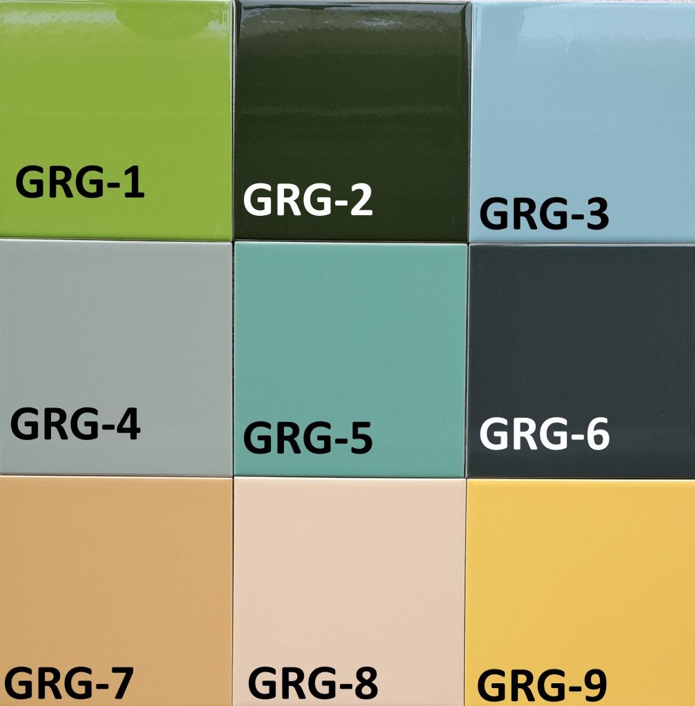 wandtegels 15x15 cm, 9 x groen-geel, tegelen of mozaïek, Groen, Overige typen, Nieuw, Ophalen of Verzenden