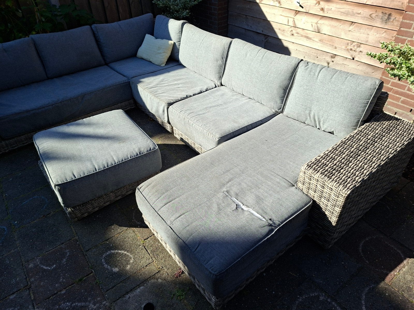 Grote Garden Impressions loungeset, Ophalen, Gebruikt, Bank, Meer dan 8 zitplaatsen