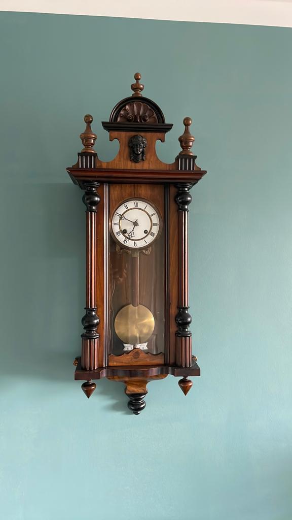 Franse regulateur met gongslag uit 1900, Antiek en Kunst, Antiek | Klokken, Ophalen