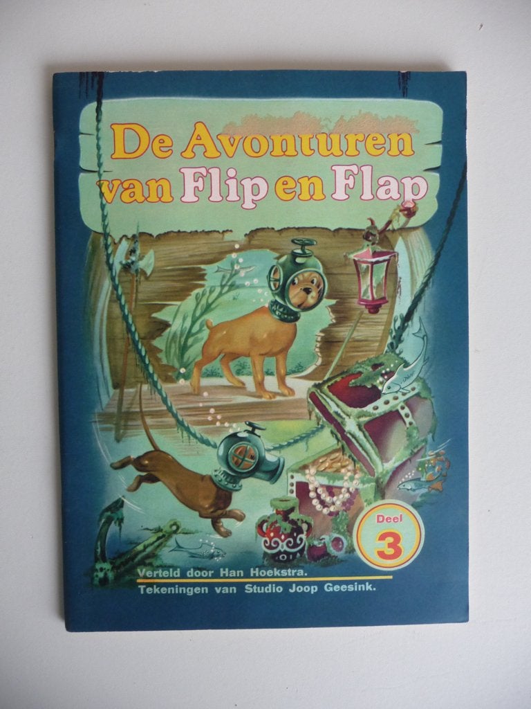 boek DE AVONTUREN VAN FLIP EN FLAP- deel 3, 50-er jrn, Ophalen of Verzenden, Gelezen, Han Hoekstra, Fictie algemeen