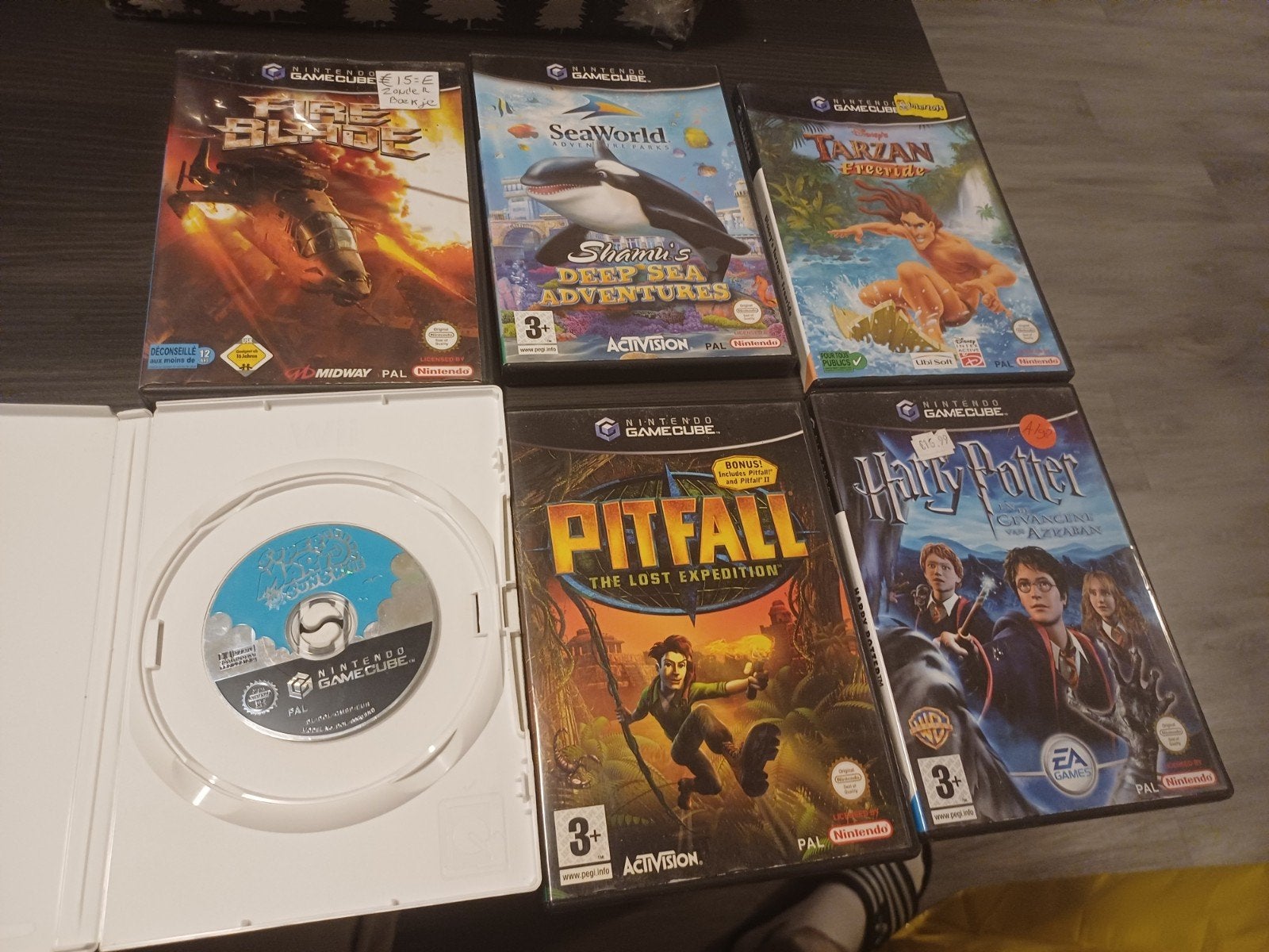 GameCube Spellen: Harry Potter, Pitfall, Fire Blade, Spelcomputers en Games, Avontuur en Actie, Gebruikt, 1 speler, Ophalen of Verzenden