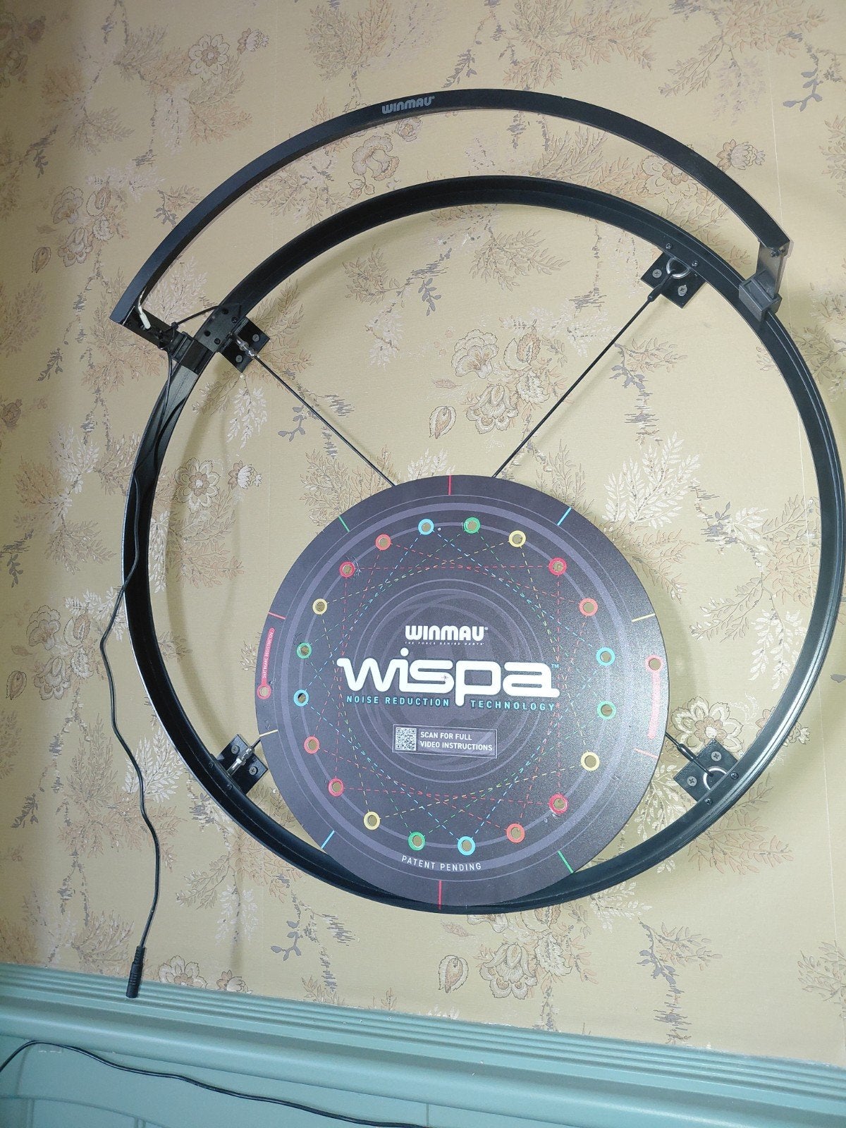 Winmau Wispa Geluidsdemper met officiële verlichting, Ophalen