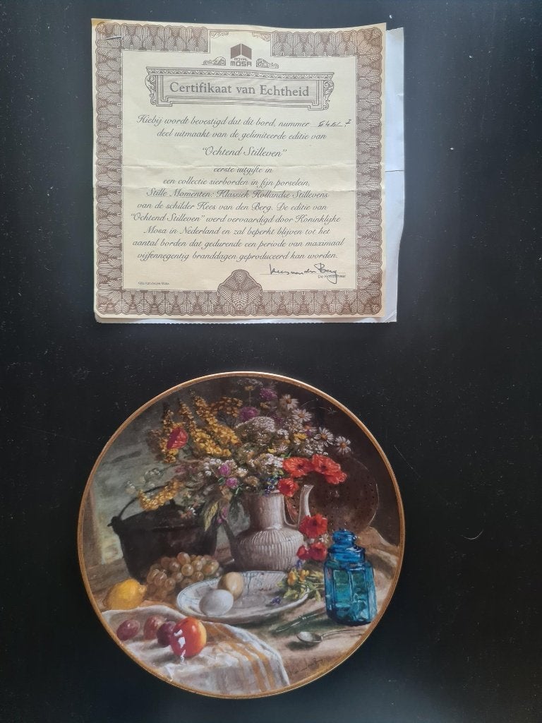 Porseleinen wandbord Koninklijke Mosa, Ophalen of Verzenden