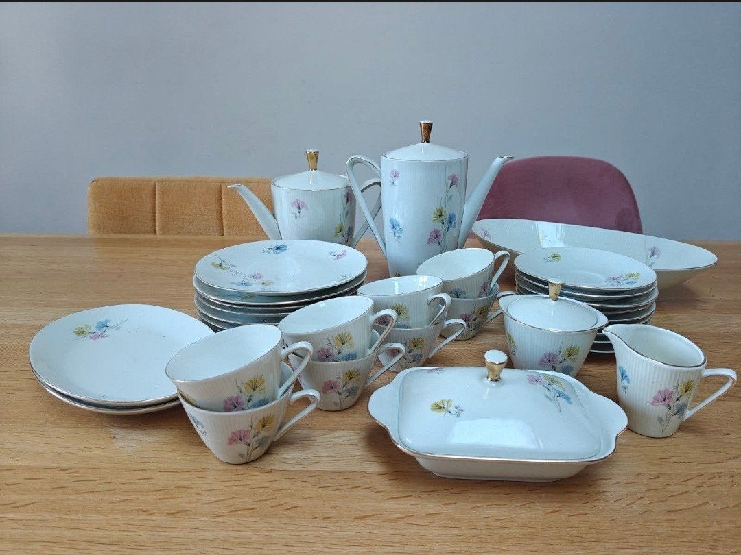 36-delig Winterling Marktleuthen Bavaria servies, Ophalen, Overige merken, Klassiek, Zo goed als nieuw