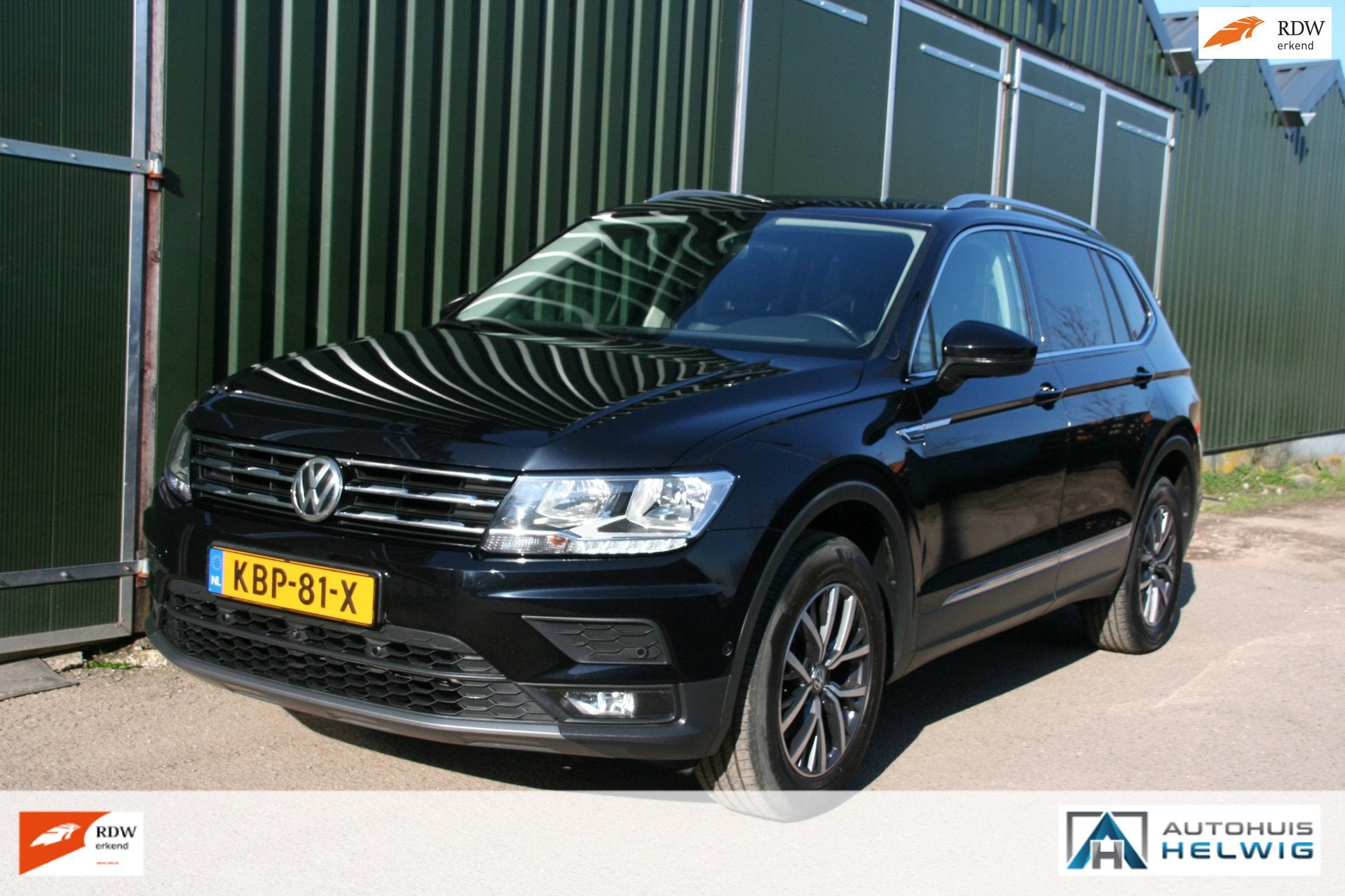 Volkswagen TIGUAN ALL-SPACE 1.5 TSI ACT Highline LEER, PANOR, 4 cilinders, 150 pk, Automatische klimaatregeling, Zwart