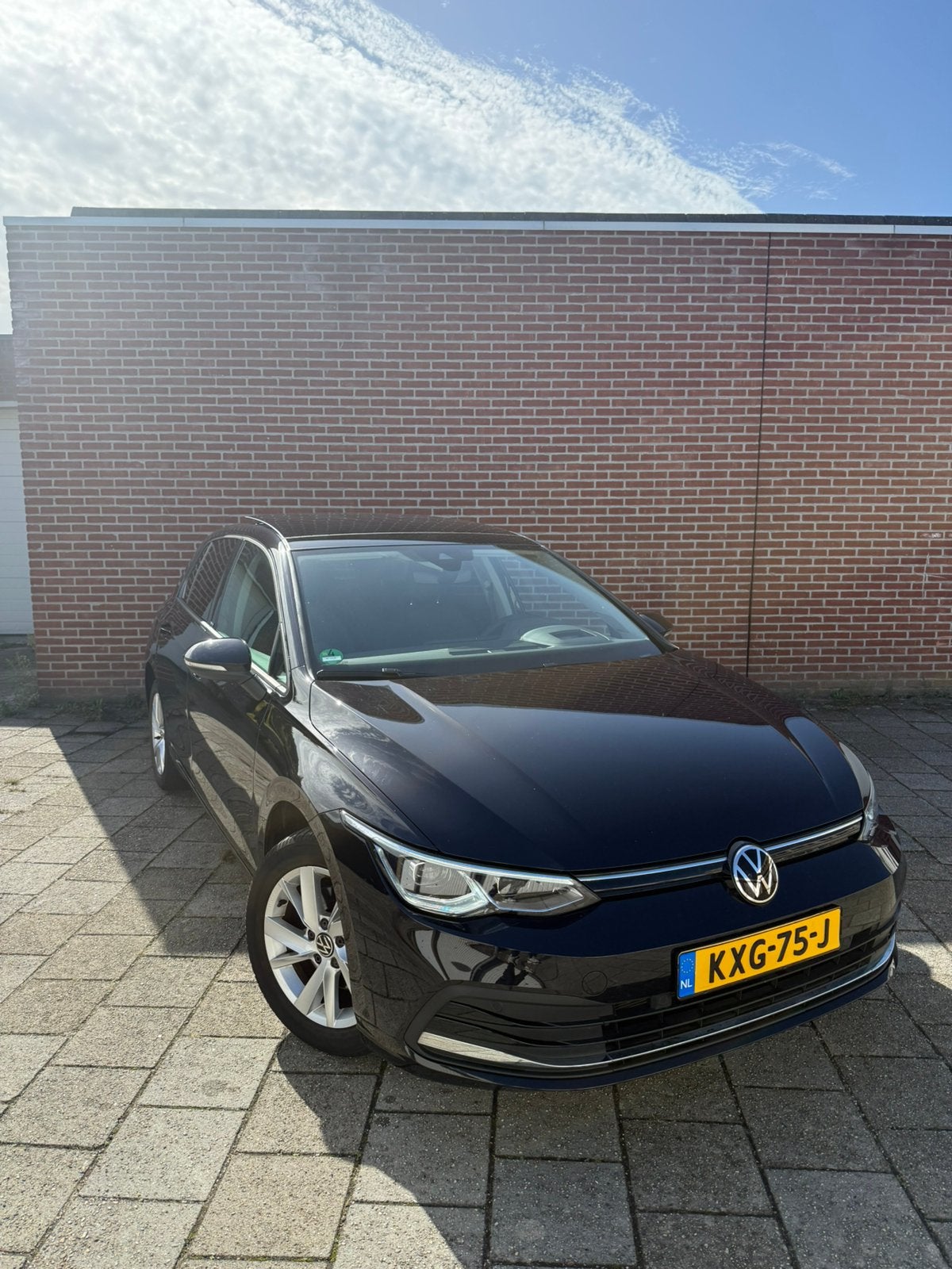 Volkswagen Golf 1.5 Etsi 150pk 7-DSG 2022 Zwart HUD Pano CAM, Auto's, Dealer onderhouden, 1498 cc, 4 cilinders, Zwart