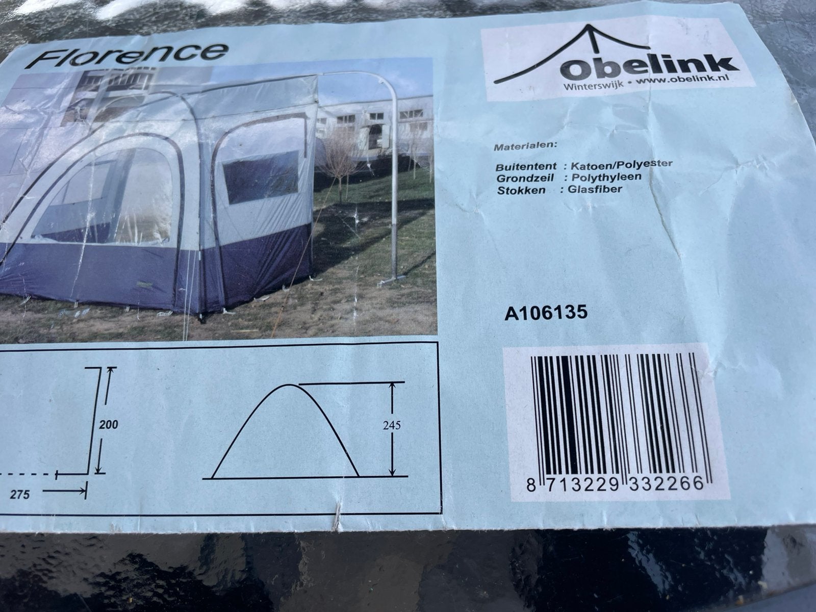 Mooi tent, Caravans en Kamperen, Ophalen, Zo goed als nieuw
