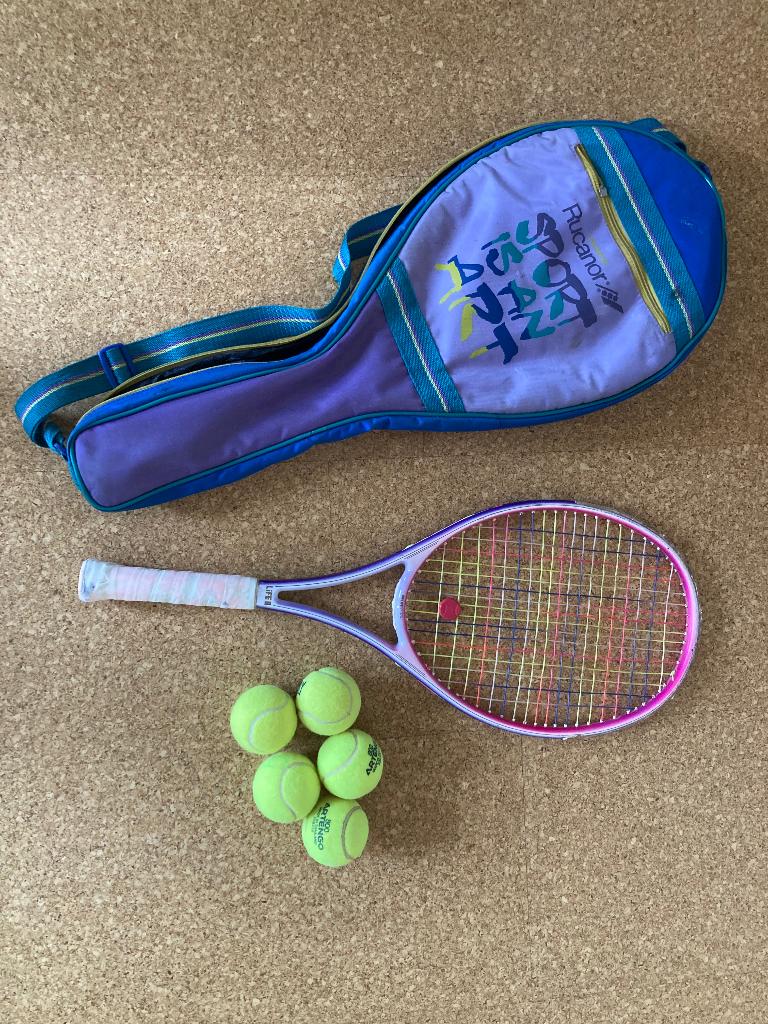 Tennisracket vintage jaren ‘90, Ophalen of Verzenden, Gebruikt, Racket, Overige merken