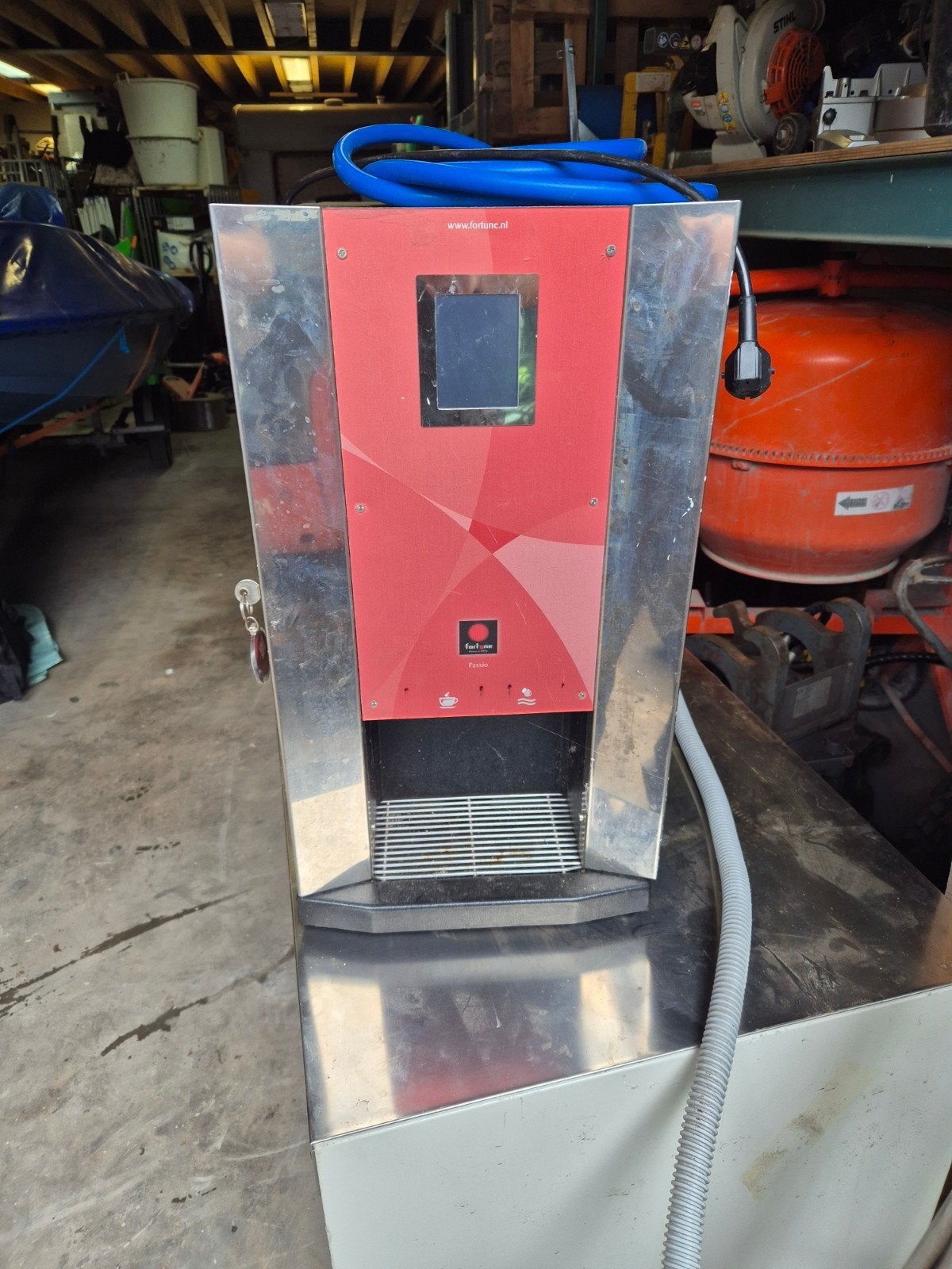 fortune koffiezet apparaat., Ophalen, Koffiemachine