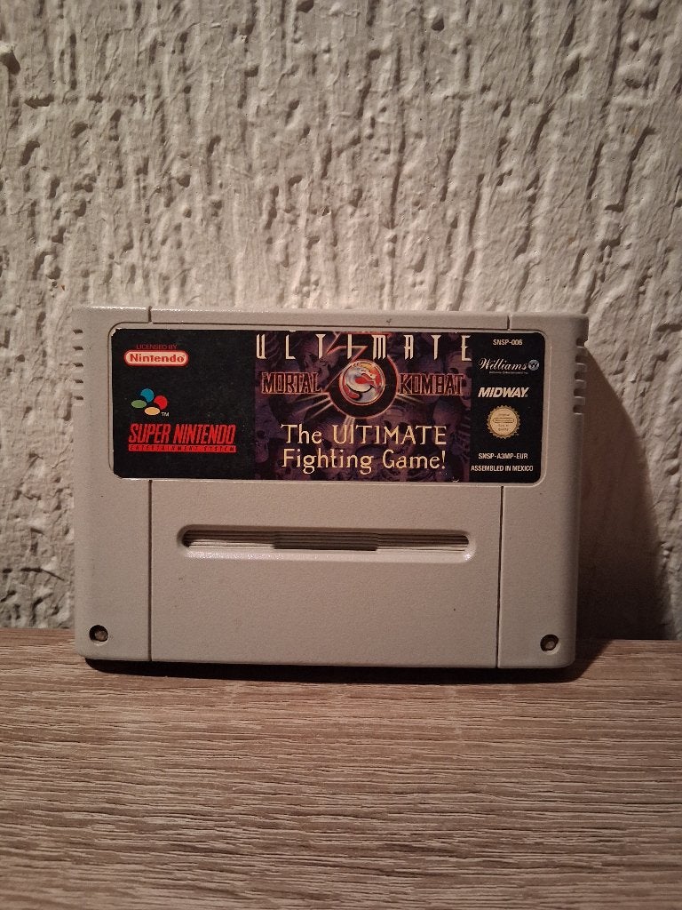Super Nintendo Ultimate Mortal Kombat 3, Gebruikt, Vanaf 18 jaar, Vechten, 2 spelers