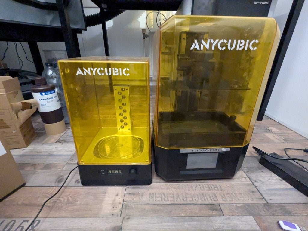 Anycubic Photon Mono M5s 12k resin printer + wash & cure, Computers en Software, 3D Printers, Gebruikt, Ingebouwde Wi-Fi, Ophalen of Verzenden