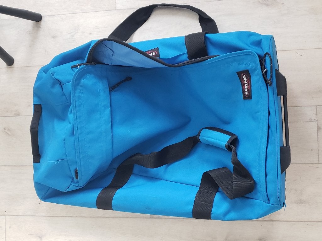 Eastpak reistas, Uitschuifbare handgreep, 30 cm of meer, Gebruikt, Blauw