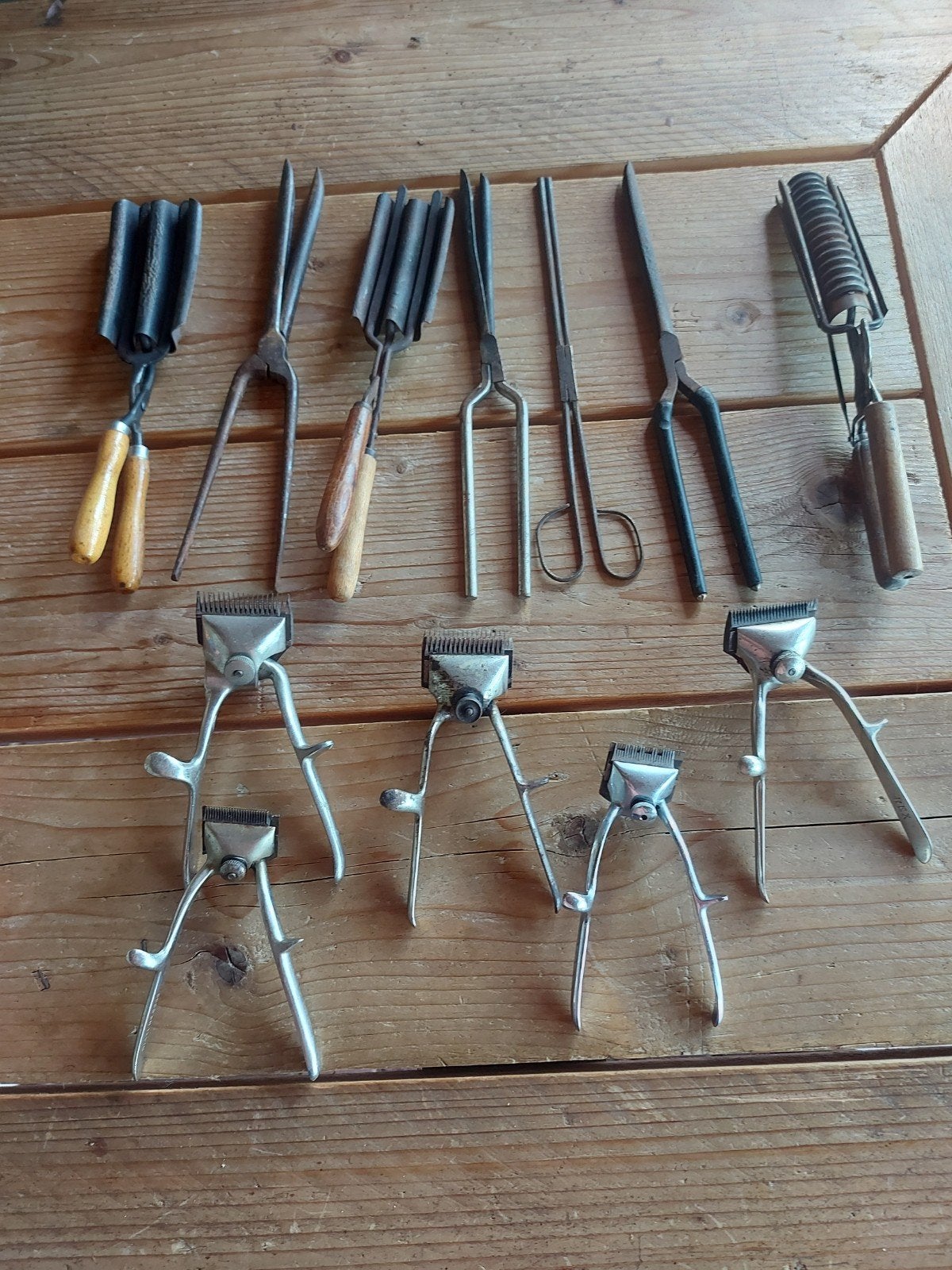 12 x oud kappers gereedschap voor 15 euro, Ophalen of Verzenden