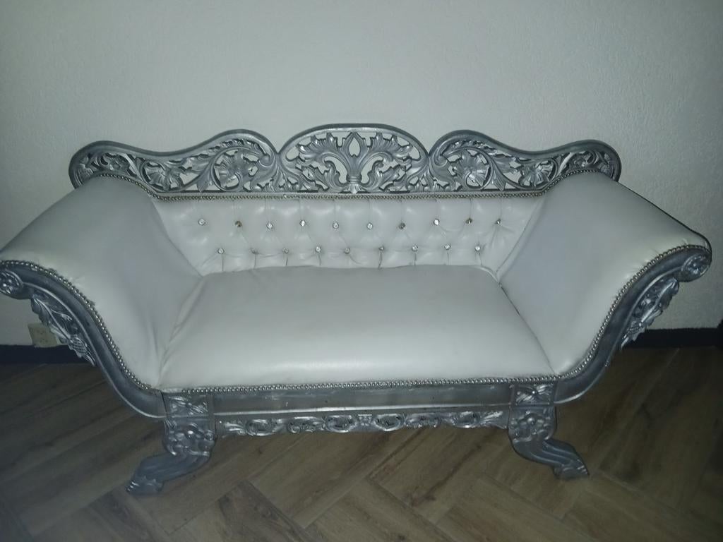 Leuke barokke bank, 170 cm breed, Huis en Inrichting, Banken | Sofa's en Chaises Longues, Gebruikt, Barok, 150 tot 200 cm, Tweepersoons