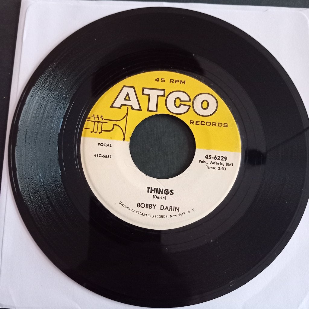 bobby darin: things  (3), Verzenden, Gebruikt, 7 inch, Overige genres